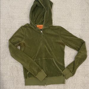 Juicy Couture Army Green Hoodie